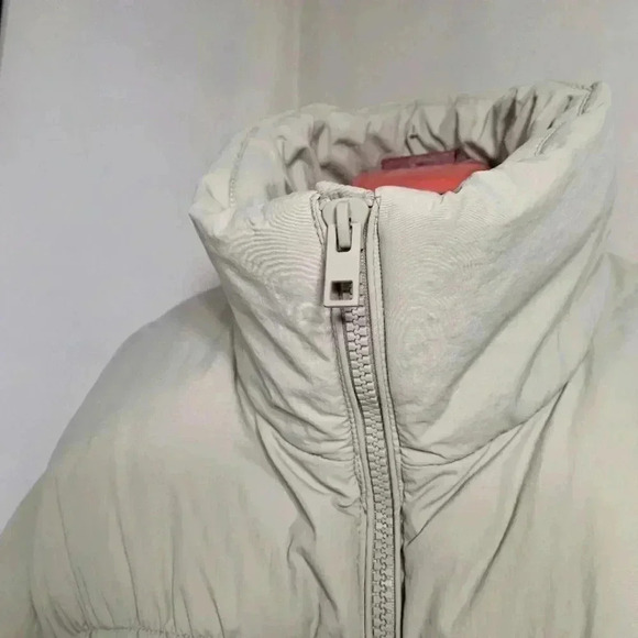 Garage puffer coat, light sage green, women's  size large. - Picture 2 of 4